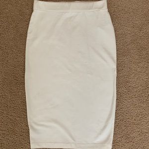 White skirt